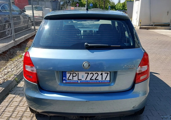 Skoda Fabia cena 12900 przebieg: 180560, rok produkcji 2009 z Wrocław małe 497